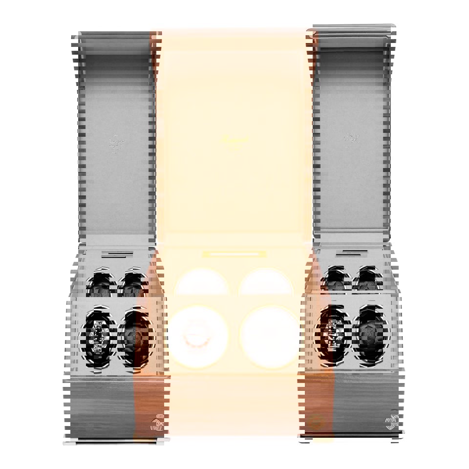 Perpetua III Quad Watch Winder - Walnut